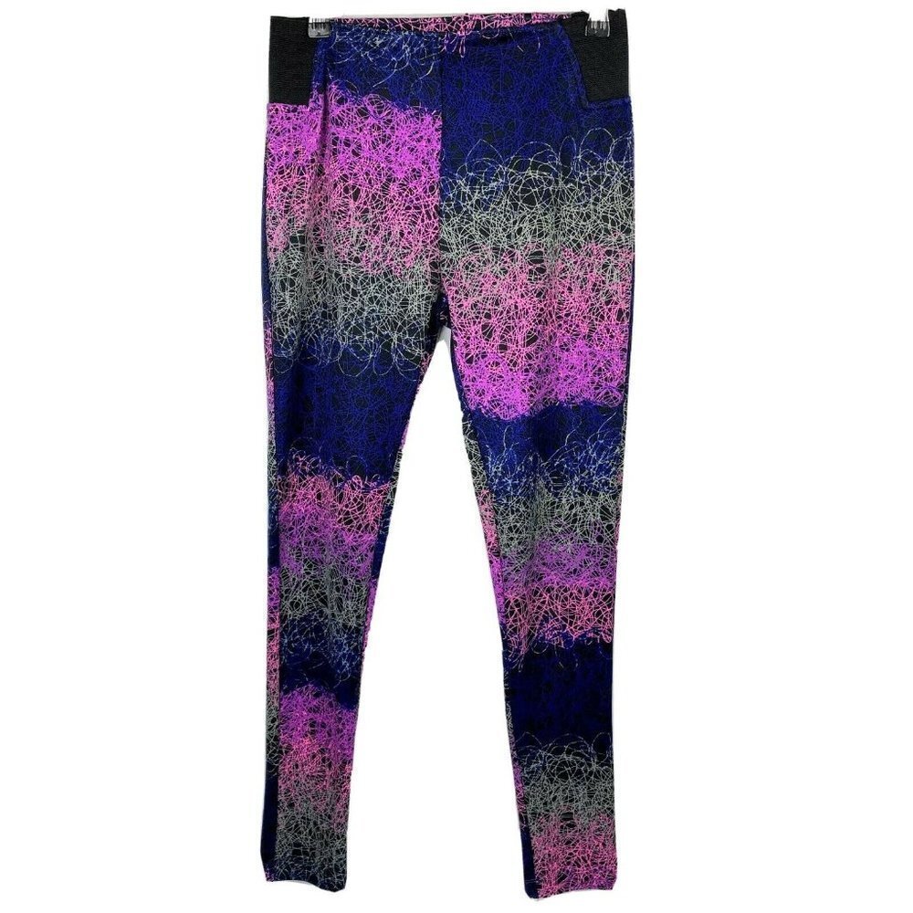 Nicki Minaj Barbz Full Length Yoga Workout Leggings Women's Junior M Multicolor